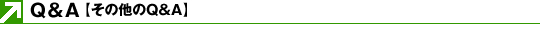Q&A�y���̑���Q&A�z